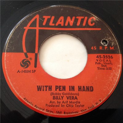 Billy Vera - With Pen In Hand / Good Morning Blues download mp3 flac