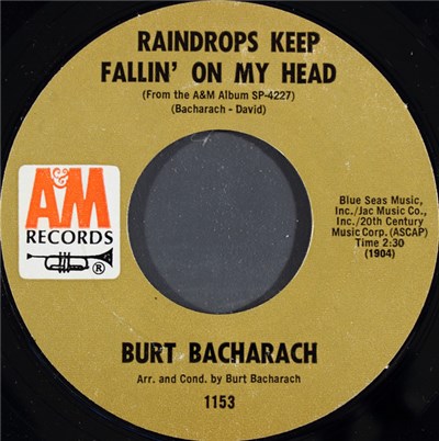 Burt Bacharach - Raindrops Keep Fallin' On My Head download mp3 flac