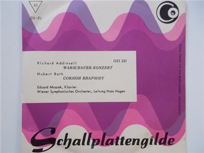 Eduard Mrazek, Wiener Symphonisches Orchester - Warschauer Konzert/Cornish Rhapsody download mp3 flac