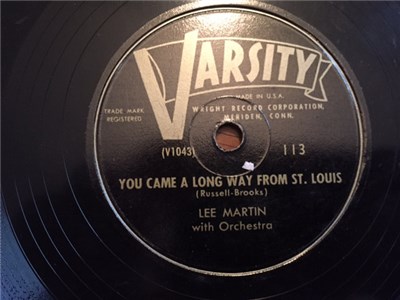 Jimmie Valentine Quintet, Lee Martin - It's Too Soon To Know / You Came A Long Way From St. Louis download mp3 flac