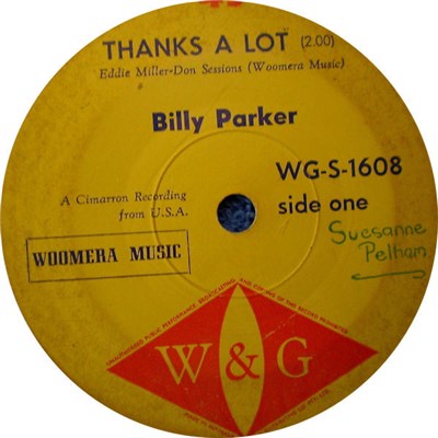 Billy Parker - Thanks A Lot / Out Of Your Heart download mp3 flac