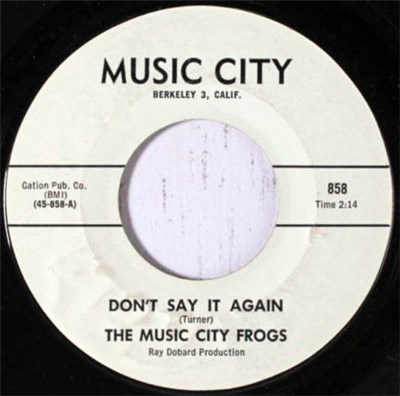 The Music City Frogs - Don't Say It Again / Lay Me Down And Die download mp3 flac