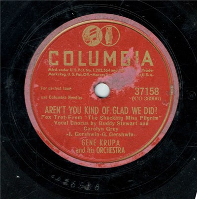 Gene Krupa And His Orchestra - There Is No Breeze / Aren't You Kind Of Glad We Did! download mp3 flac