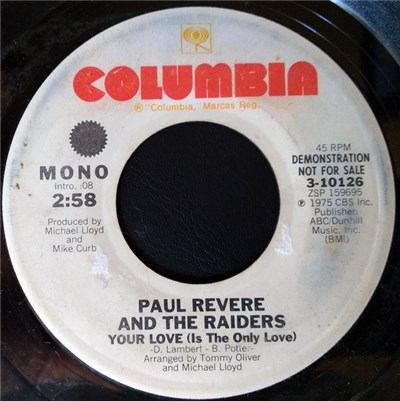 Paul Revere & The Raiders - Your Love (Is The Only Love) download mp3 flac