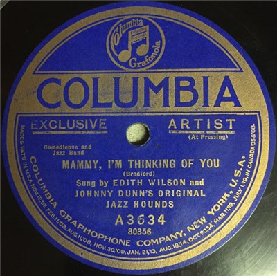 Edith Wilson And Johnny Dunn's Original Jazz Hounds - Mammy, I'm Thinking Of You / Take It 'Cause It's All Yours download mp3 flac