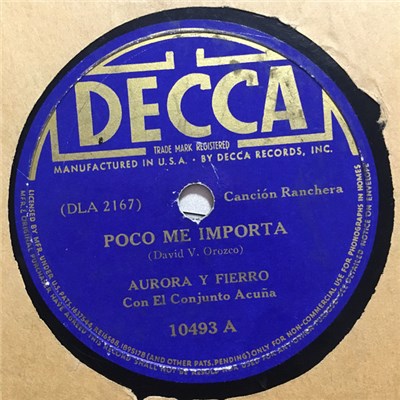 Aurora y Fierro Con El Conjunto Acuña - Poco Me Importa / Prometiste download mp3 flac