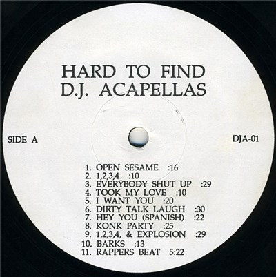 Various - Hard To Find D.J Acapellas download mp3 flac