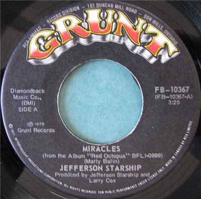 Jefferson Starship - Miracles download mp3 flac