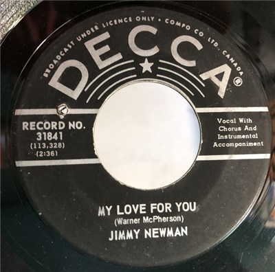 Jimmy Newman - My Love For You download mp3 flac