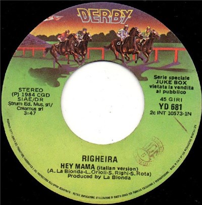 Righeira / Roberta Voltolini - Hey Mama (Italian Version) / Stella download mp3 flac