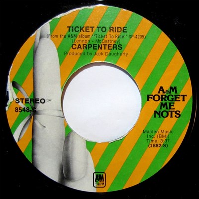 Carpenters - Ticket To Ride / (They Long To Be) Close To You download mp3 flac