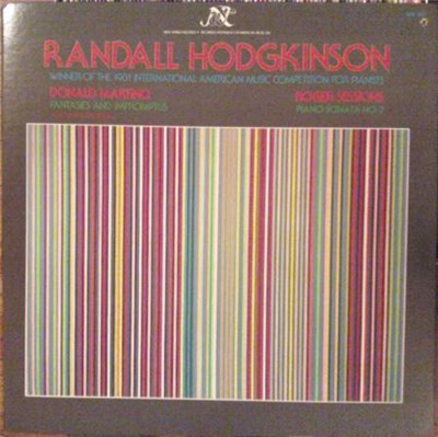 Randall Hodgkinson - Donald Martino / Roger Sessions - Fantasies And Impromptus / Piano Sonata No. 2 download mp3 flac