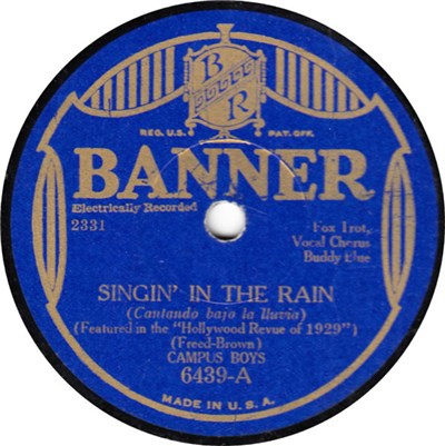 Campus Boys / Dubin's Dandies - Singing' In The Rain / Sweet Baby download mp3 flac