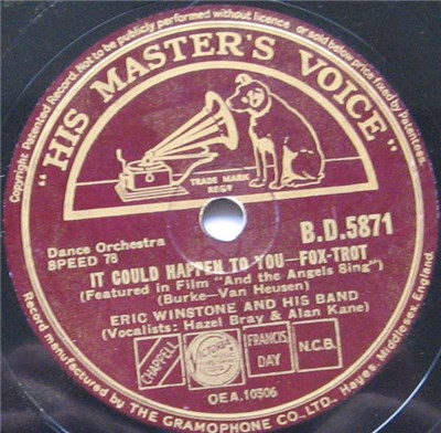 Eric Winstone And His Band - It Could Happen To You / Who Said Dreams Don't Come True? download mp3 flac