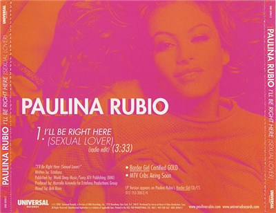 Paulina Rubio - I'll Be Right Here (Sexual Lover) download mp3 flac