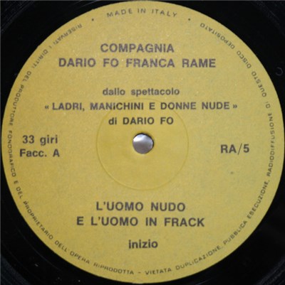 Compagnia Dario Fo E Franca Rame - Ladri, Manichini E Donne Nude (L'Uomo Nudo E L'Uomo In Frack) download mp3 flac