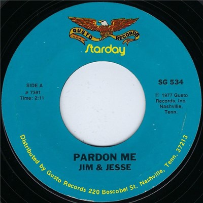 Jim & Jesse - Pardon Me / Hard Hearted download mp3 flac