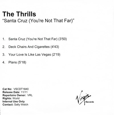 The Thrills - Santa Cruz (You're Not That Far) download mp3 flac