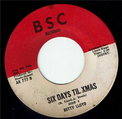 Betty Lloyd - Six Days Til Xmas download mp3 flac