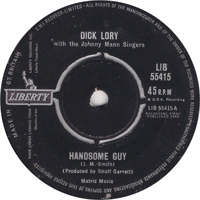 Dick Lory , With The Johnny Mann Singers - Handsome Guy / The Pain Is Here download mp3 flac
