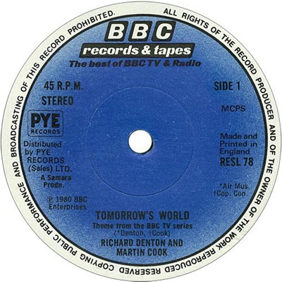 Richard Denton And Martin Cook - Tomorrow's World download mp3 flac