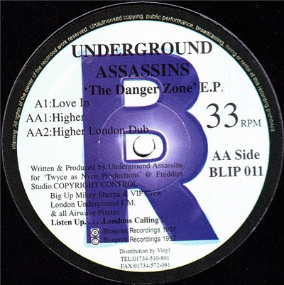 Underground Assassins - The Danger Zone E.P. download mp3 flac