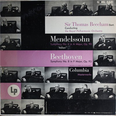 Beethoven, Mendelsshon, Royal Philharmonic Orchestra Conducted By Sir Thomas Beecham Bart., C.H. - Symphony No. 8 In F, Op. 93 / Symphony No. 4 In A, Op. 90 (Italian) download mp3 flac