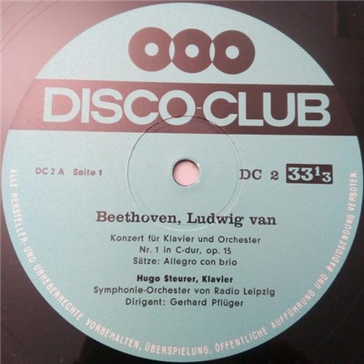 Beethoven, Hugo Steurer - Konzert Für Klavier Und Orchester Nr. 1 In C-dur, Op. 15 download mp3 flac