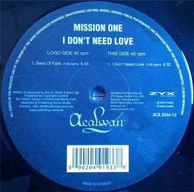 Mission One - I Don't Need Love download mp3 flac