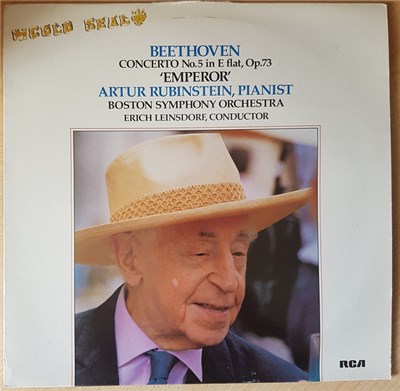Arthur Rubinstein, Boston Symphony Orchestra, Erich Leinsdorf - Beethoven 'Emperor' Concerto No. 5 In E Flat, Op.73 download mp3 flac
