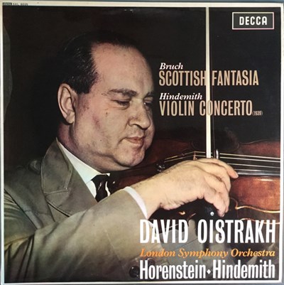 Bruch, Hindemith, David Oistrakh, London Symphony Orchestra, Horenstein - Scottish Fantasia / Violin Concerto download mp3 flac