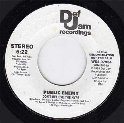 Public Enemy - Don't Believe The Hype / Prophets Of Rage download mp3 flac