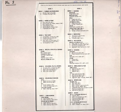 No Artist - Sound Effects No. 2 download mp3 flac