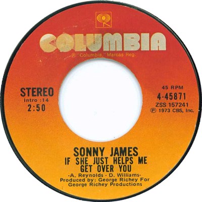 Sonny James - If She Just Helps Me Get Over You / I Won't Think About It Now download mp3 flac