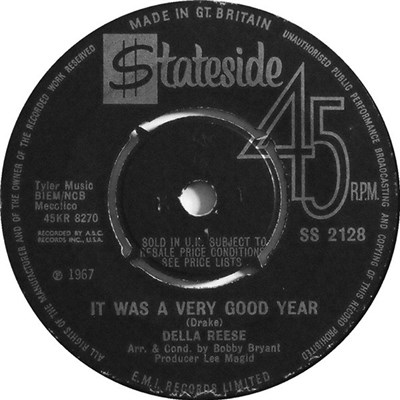 Della Reese - It Was A Very Good Year / I Had To Know My Way Around download mp3 flac