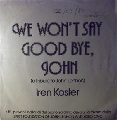 Iren Koster - We Wont Say Goodbye John download mp3 flac