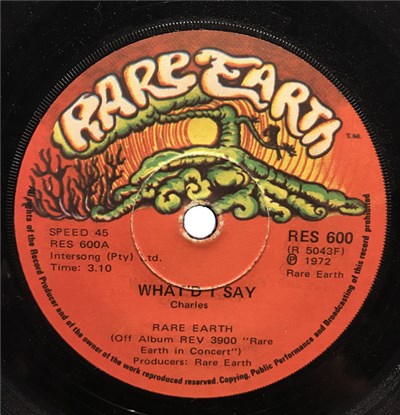 Rare Earth - What'd I Say download mp3 flac