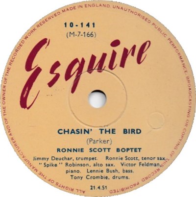 Ronnie Scott Boptet - Chasin' The Bird / Little Willie Leaps download mp3 flac