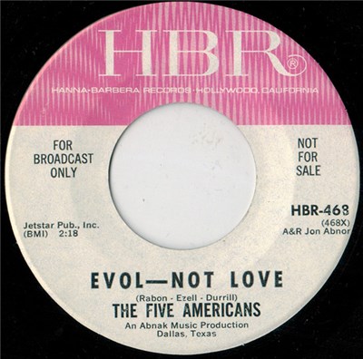 The Five Americans - Evol - Not Love download mp3 flac