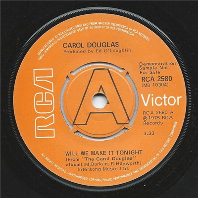 Carol Douglas - Will We Make It Tonight download mp3 flac