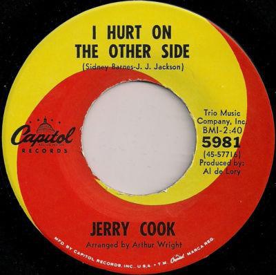 Jerry Cook - I Hurt On The Other Side / Take What I've Got download mp3 flac
