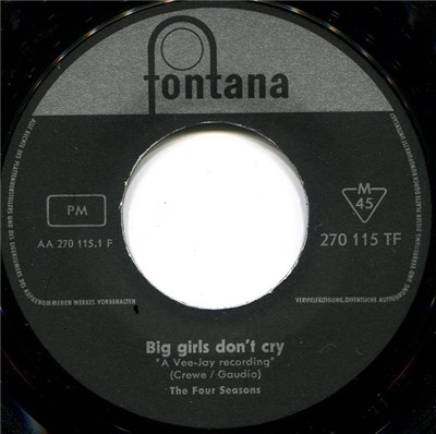 The Four Seasons / Dee Clark - Big Girls Don't Cry / I'm Going Back To School download mp3 flac