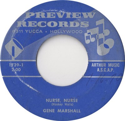 Gene Marshall - Nurse, Nurse / You Made Me Blue download mp3 flac