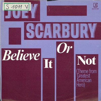 Joey Scarbury - Believe It Or Not (Theme From "Greatest American Hero") download mp3 flac