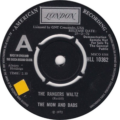 The Mom And Dads - The Rangers Waltz download mp3 flac