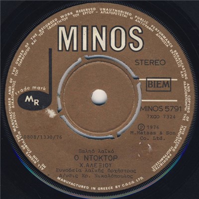 Χ. Αλεξίου - Ο Ντοκτόρ / Το Ερηνάκι download mp3 flac