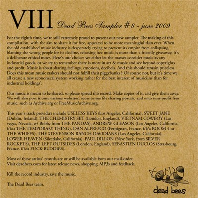 Various - Dead Bees Records Label Sampler #8 download mp3 flac