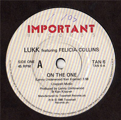 Lukk Featuring Felicia Collins - On The One download mp3 flac