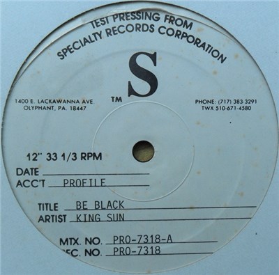 King Sun - Be Black download mp3 flac