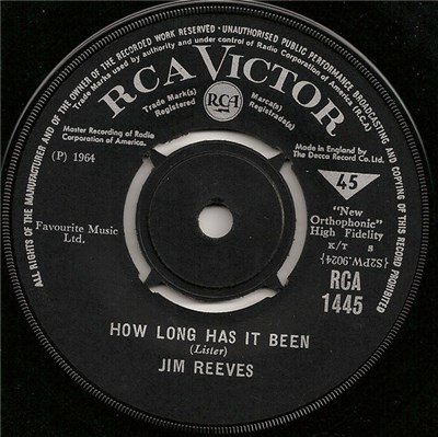Jim Reeves - How Long Has It Been download mp3 flac